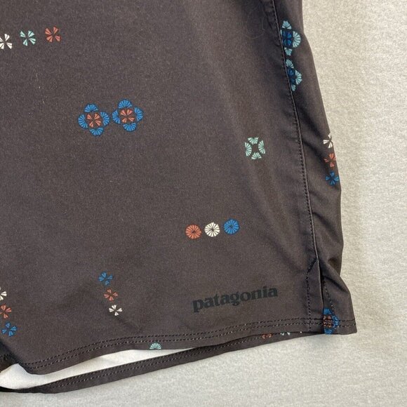 Patagonia Planing Boardshorts Mens 34 Stretch Swim Trunks  9” Inseam Geometric - Picture 3 of 13